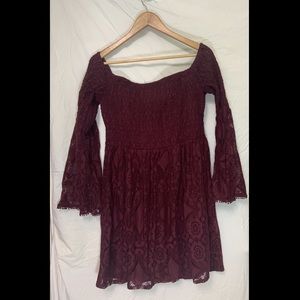Maroon dress